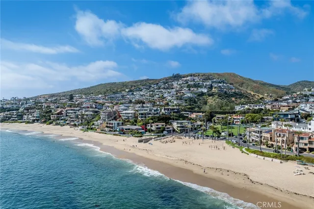 a view of a city with ocean view