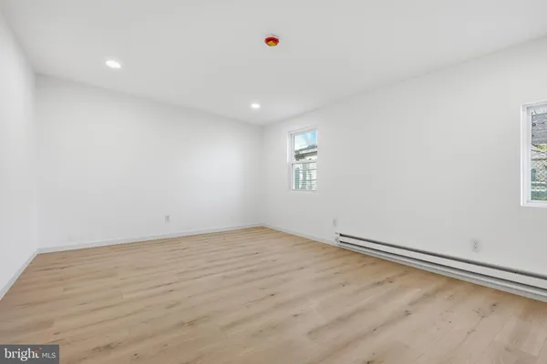 wooden floor in a room