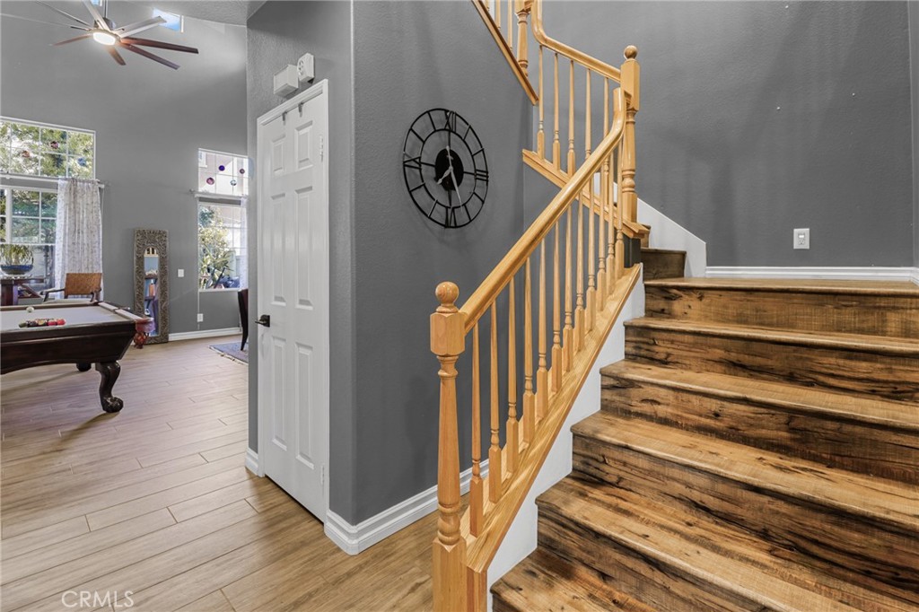 12786 North Rim Way Rancho Cucamonga, CA 91739 - Photo 24 of 50 a view of entryway and hall with wooden floor