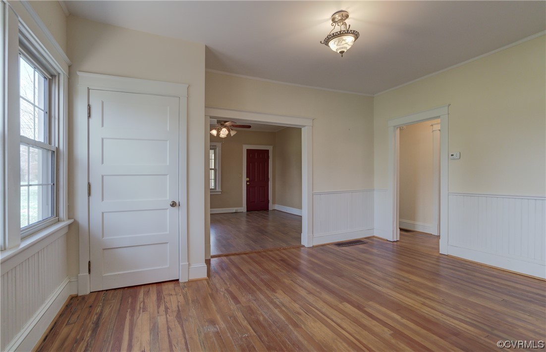 2567 Broad St Road Gum Spring, VA 23065 - Photo 7 of 38 wooden floor in an empty room with a window