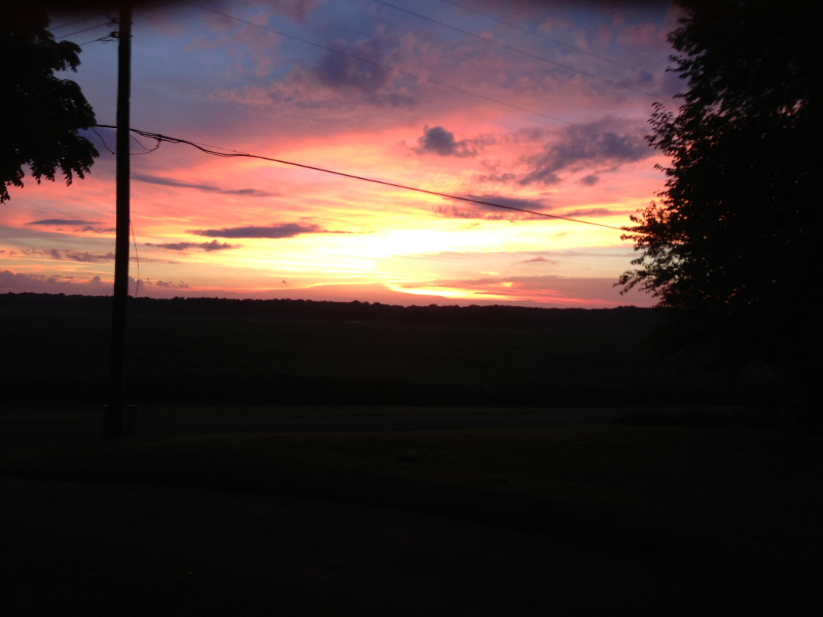 1723 North Philip Road Niles, MI 49120 - Photo 25 of 25 25 Summer Sunset From Front Porch