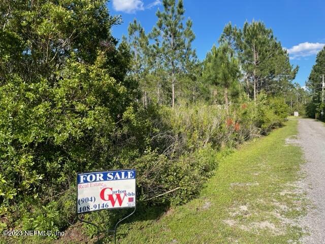 a view of sign board