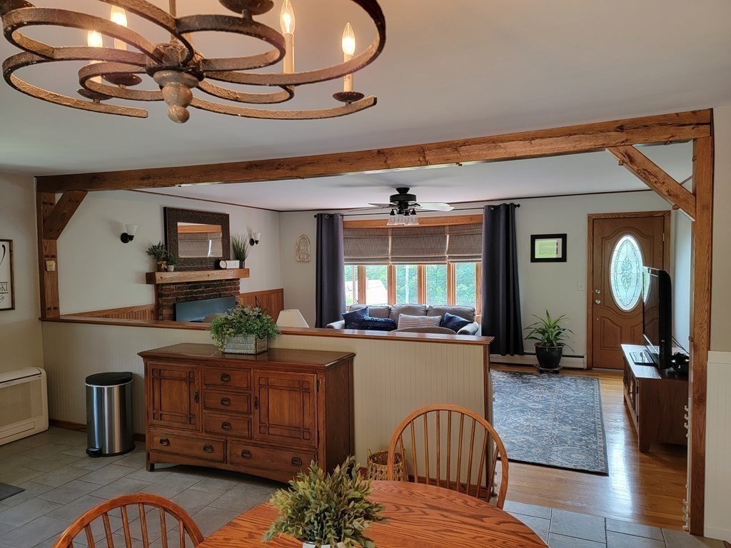 282 Old Gilbertville Road Ware, MA 01082 - Photo 11 of 31 a kitchen with a refrigerator and a wooden floors