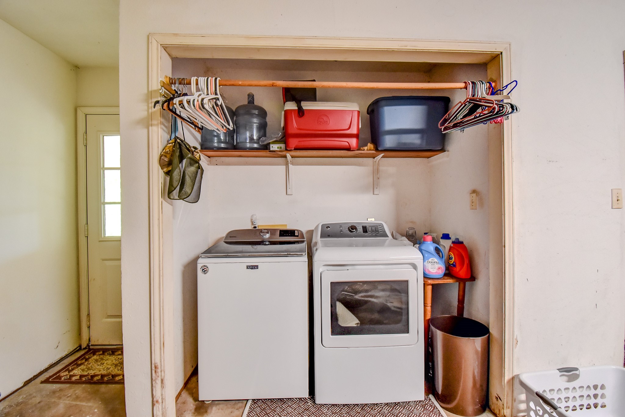3504 FM 522 Road Brazoria, TX 77422 - Photo 25 of 40 a utility room with dryer and washer