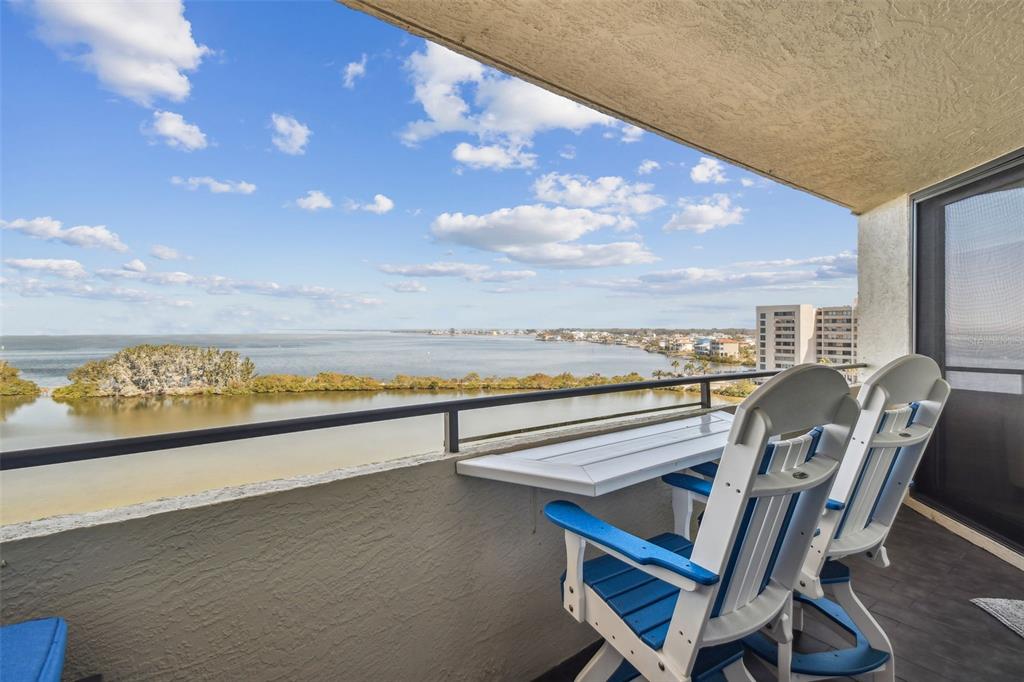 a view of outdoor space with seating area