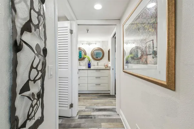 a view of walk in closet with window