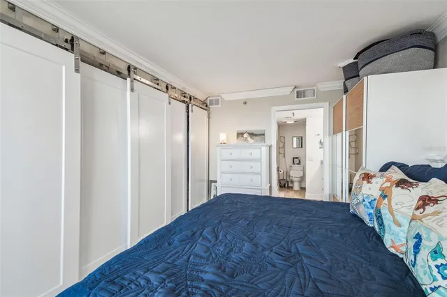 a view of a living room with a projector