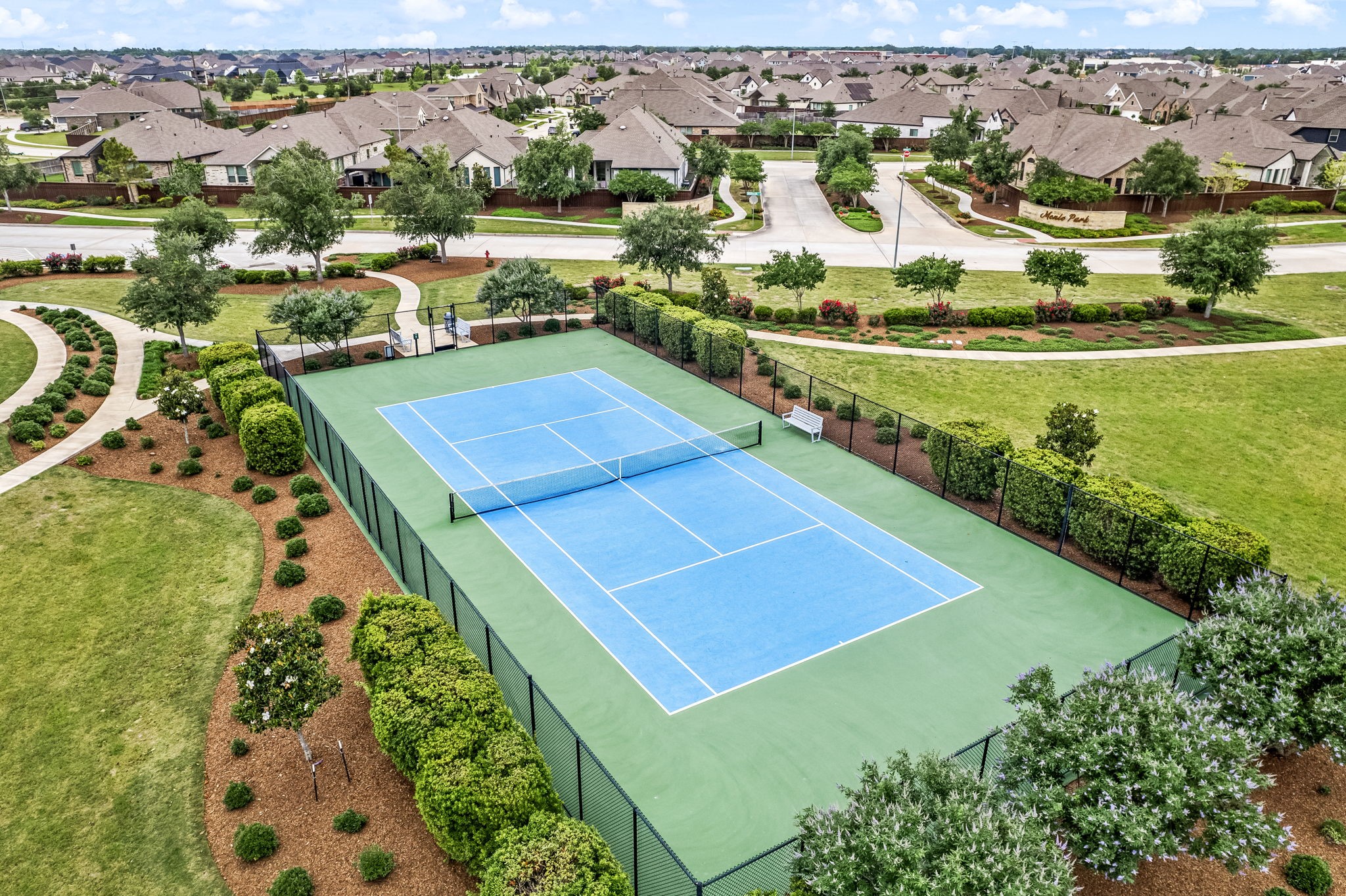 4823 Vaughan Way Iowa Colony, TX 77583 - Photo 28 of 29 an aerial view of a city