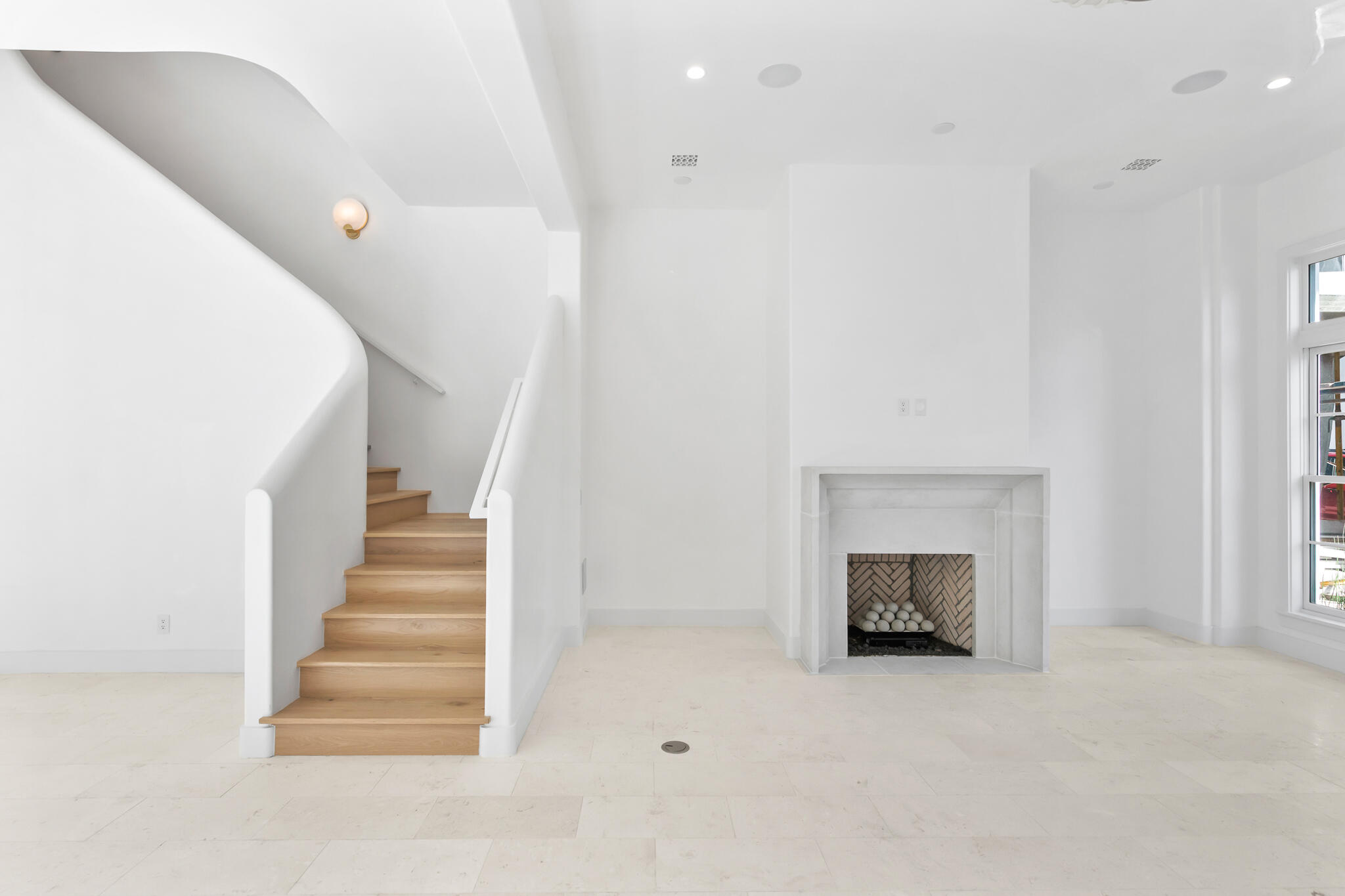 26 Sea Garden St Inlet Beach Inlet Beach, FL 32461 - Photo 15 of 51 a view of a hallway with fireplace