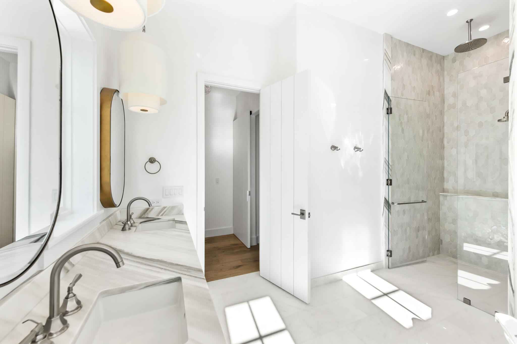 26 Sea Garden St Inlet Beach Inlet Beach, FL 32461 - Photo 25 of 51 a bathroom with a sink and shower