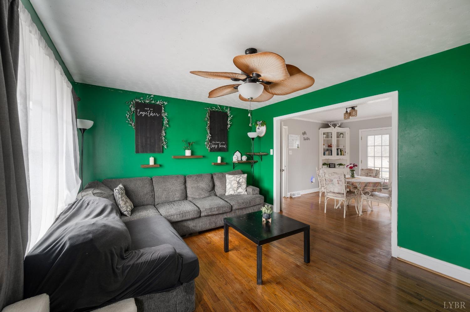 463 Eldon Road Appomattox, VA 24522 - Photo 4 of 32 a living room with furniture and a wooden floor