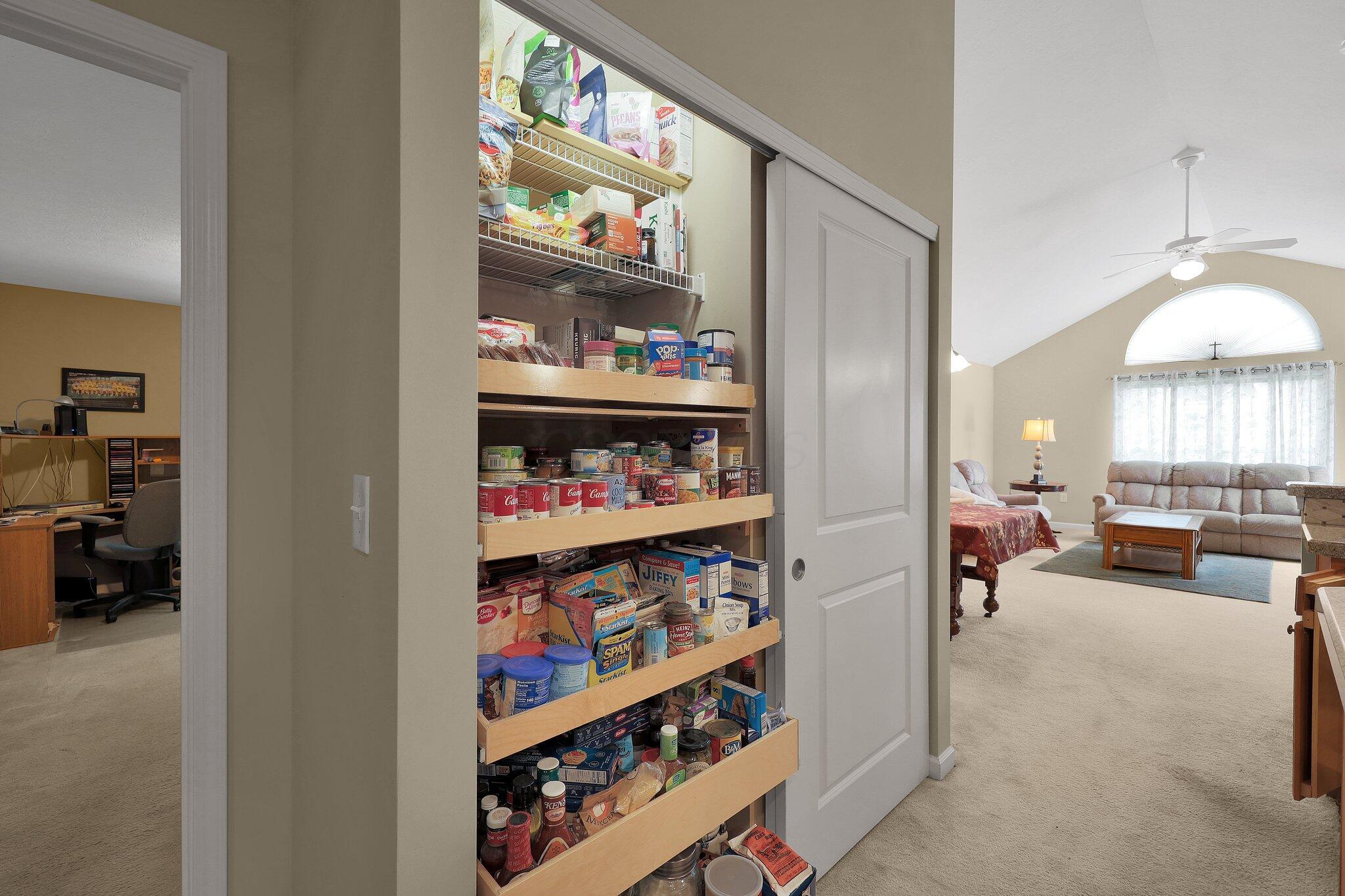 5685 White Goose Road Westerville, OH 43081 - Photo 19 of 37 Pull-out Pantry Shelves hold SO MUCH!