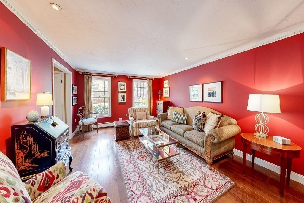 1 Chestnut Lane Medfield, MA 02052 - Photo 13 of 39 a living room with furniture and a lamp