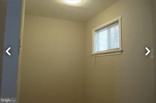 a view of a small space with window