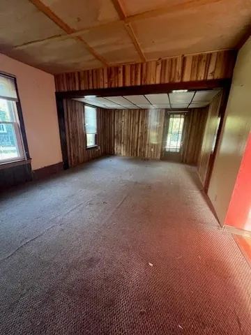 a view of an front door