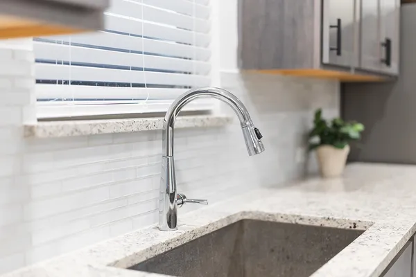 a close view of tap