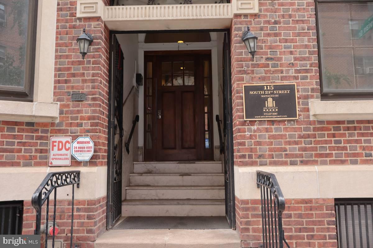 a view of entrance