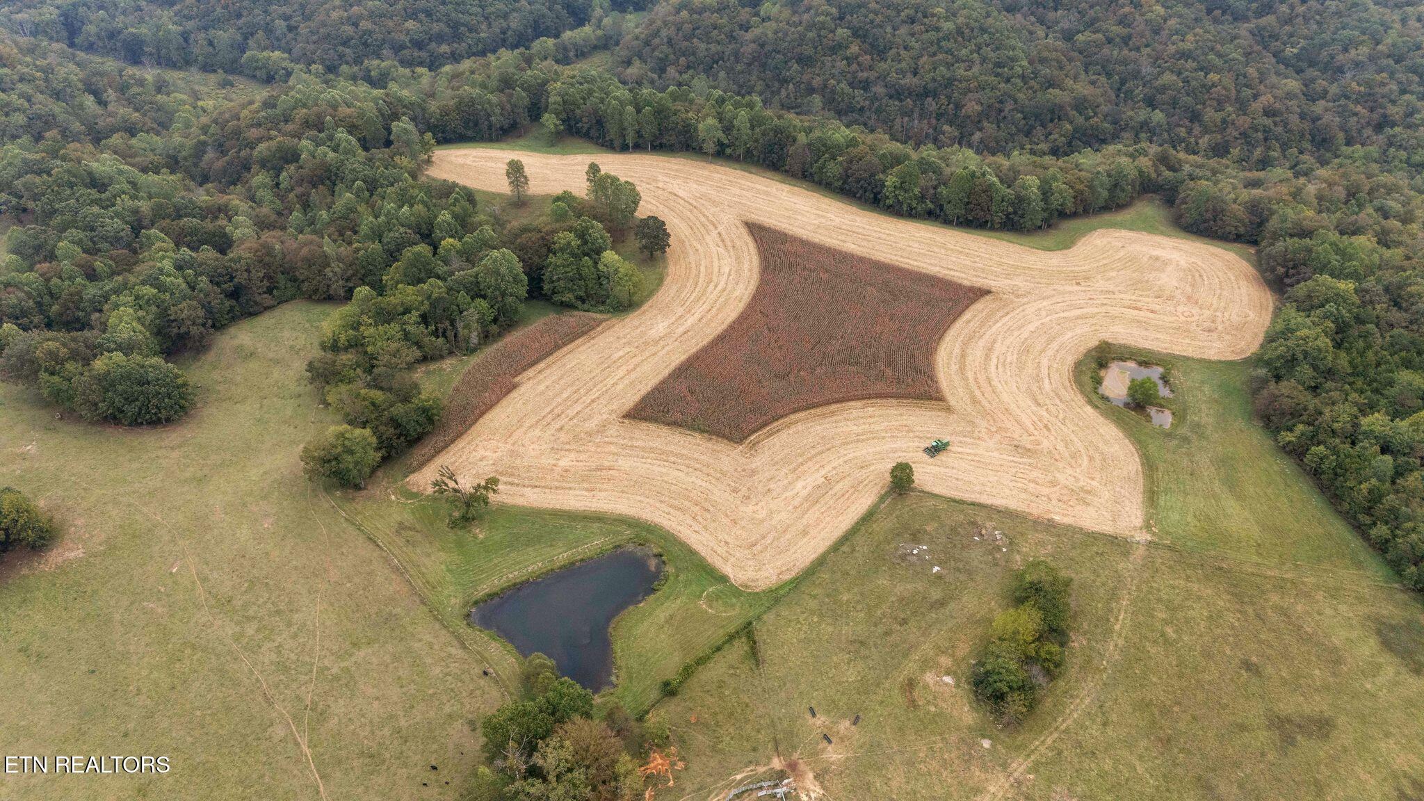9676 Heard Ridge Road Monroe, TN 38573 - Photo 58 of 59 Aerial of Crop Area
