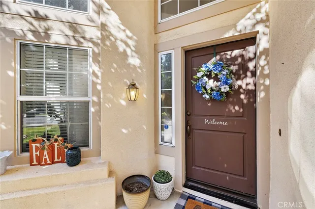 a view of a entryway door front of the house