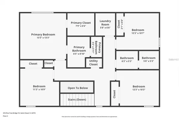 $550,000 | 374 Pine Tree Brg Trail, St. Cloud, FL 34772