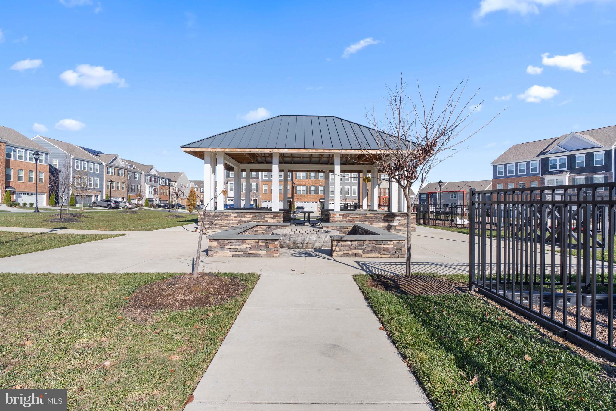 9710 Ruby Lockhart Boulevard Bowie, MD 20721 - Photo 37 of 40 Woodmore Overlook Community Gazebo & Firepit