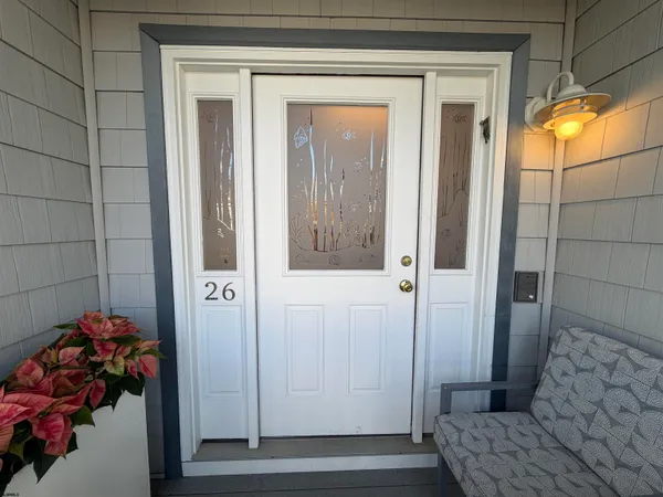 a view of entryway with a couch