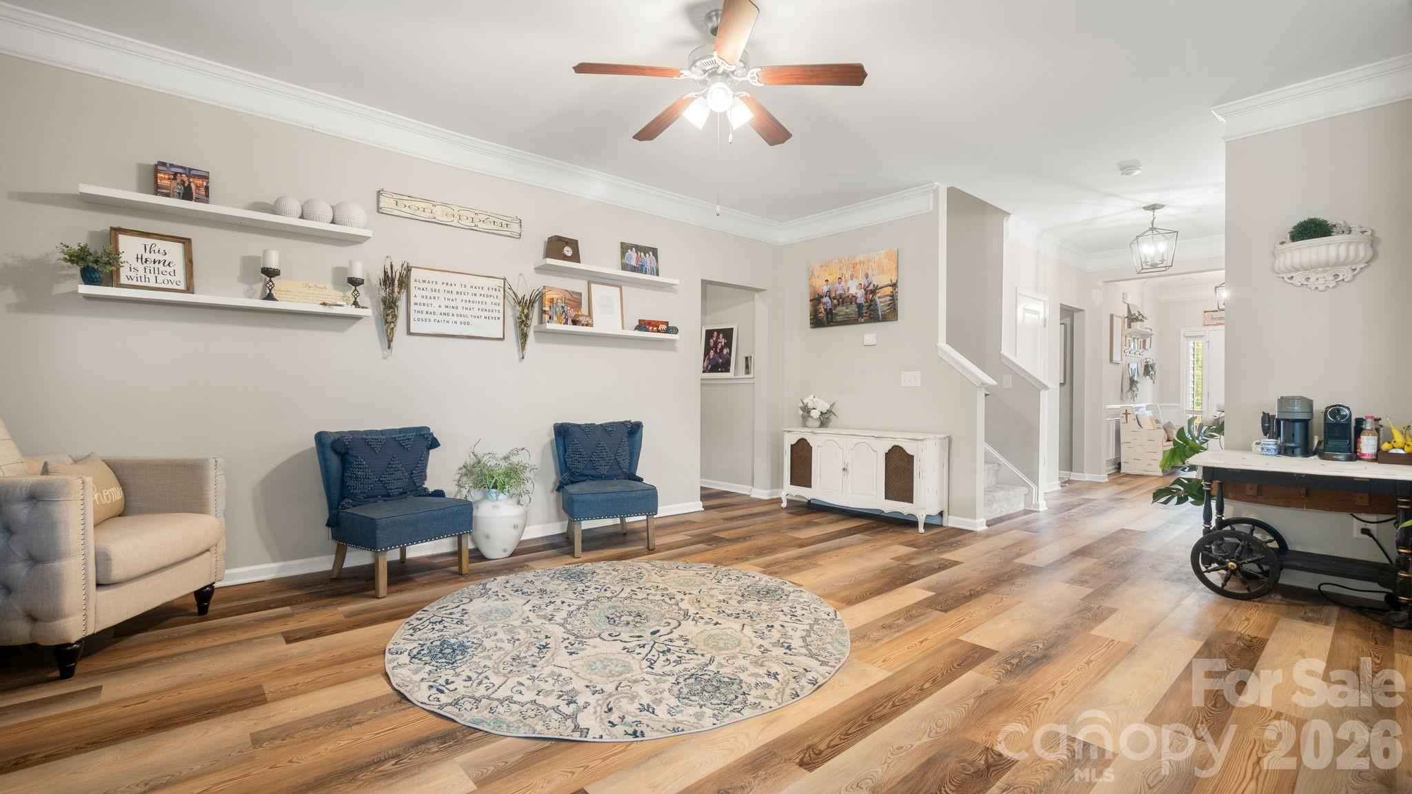 4708 Summerside Drive Clover, SC 29710 - Photo 14 of 48 a living room with furniture and a fireplace