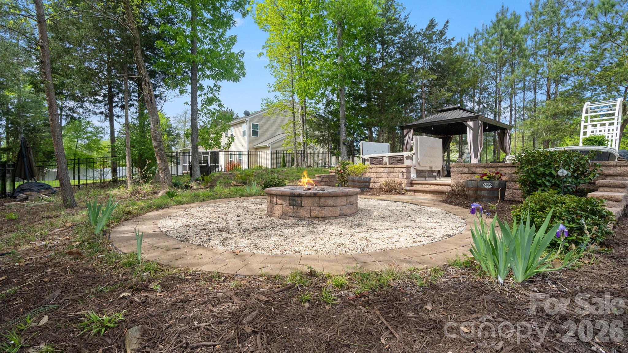 4708 Summerside Drive Clover, SC 29710 - Photo 39 of 48 a front view of a house with garden