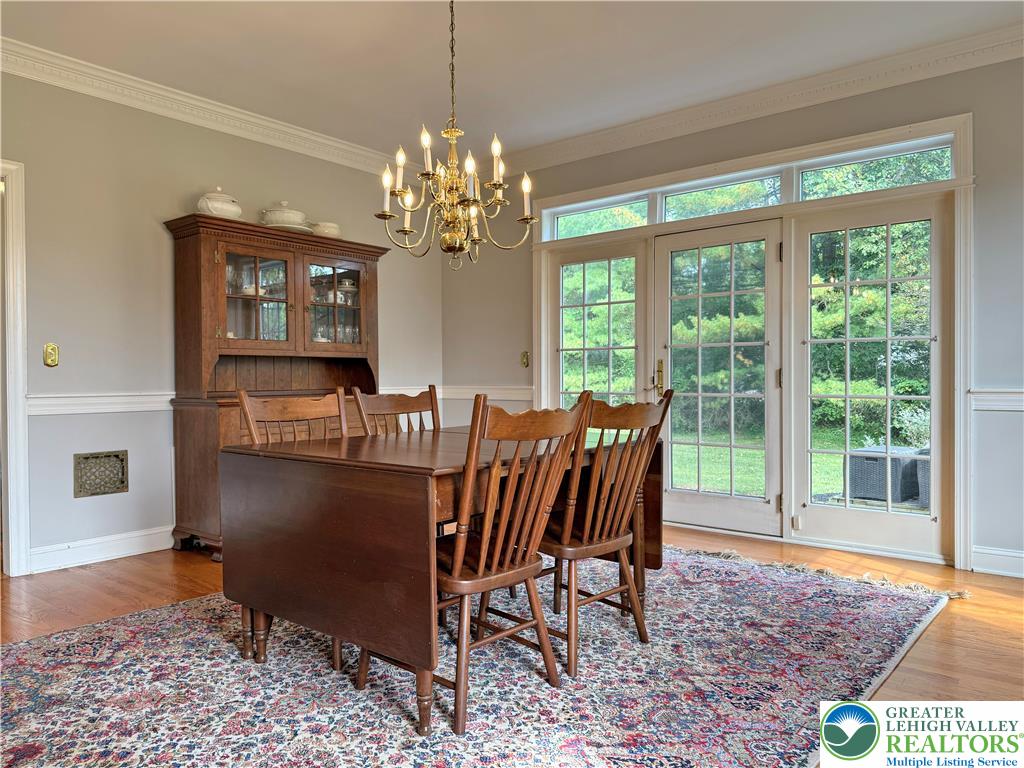 1997 West Point Drive Bethlehem, PA 18015 - Photo 19 of 94 a view of a dining room with furniture window and outside view