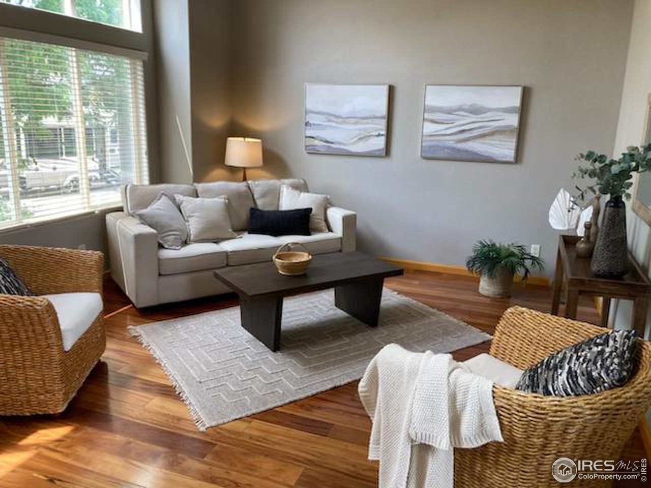 8368 Castaway Drive Windsor, CO 80528 - Photo 4 of 40 Lovely front entry space to lounge or convert to formal dining room. Beautiful Brazilian Koa wood flooring