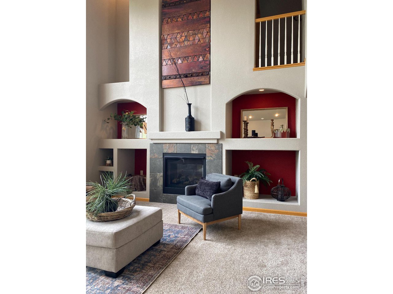 8368 Castaway Drive Windsor, CO 80528 - Photo 6 of 40 Soaring ceilings and stunning double sided fireplace