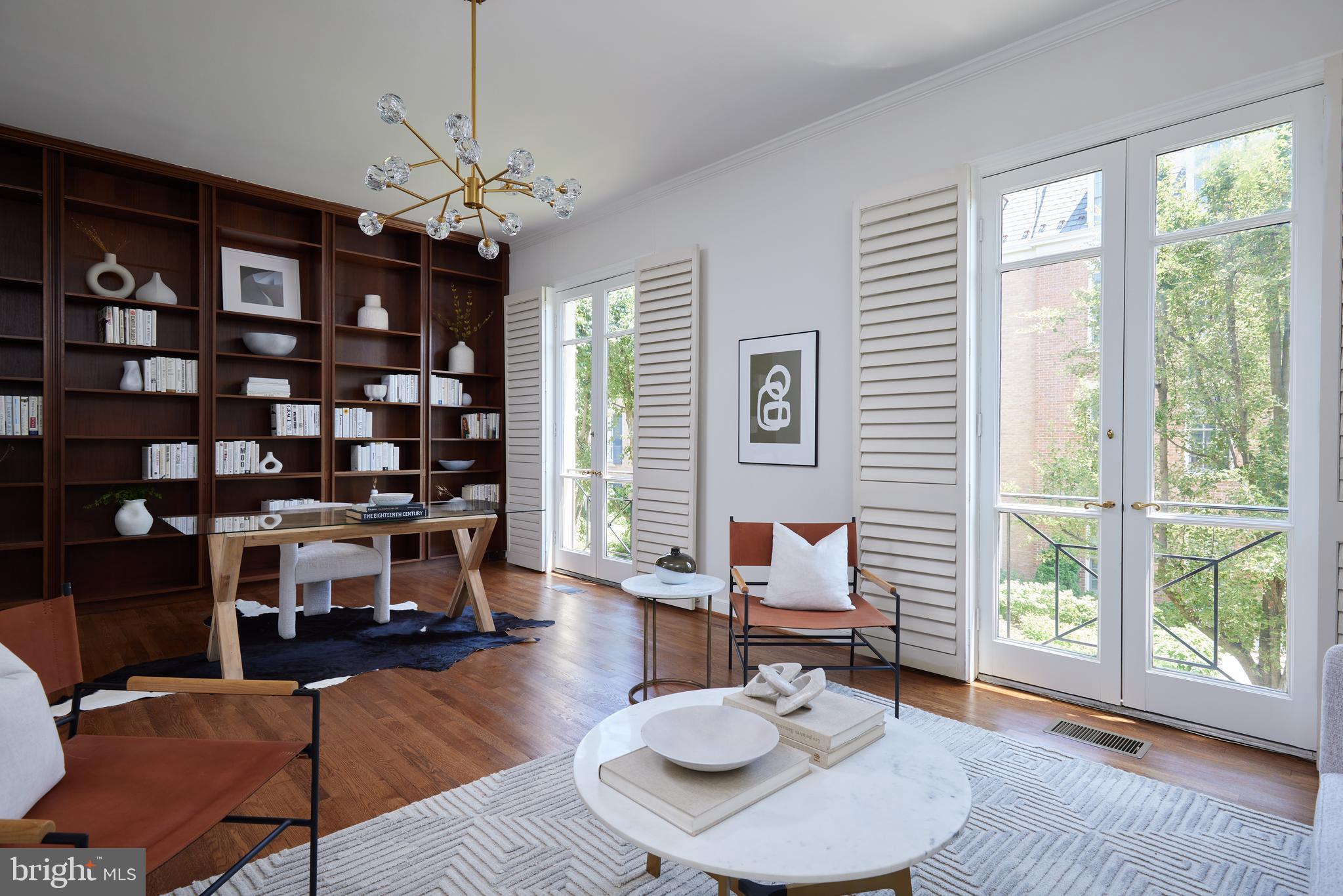 1802 Kalorama Square, Unit 16 Washington, DC 20008 - Photo 29 of 58 a living room with furniture and a large window