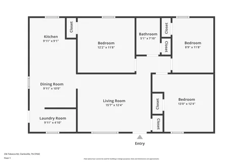 $199,900 | 236 Tobacco Road, Clarksville, TN 37042