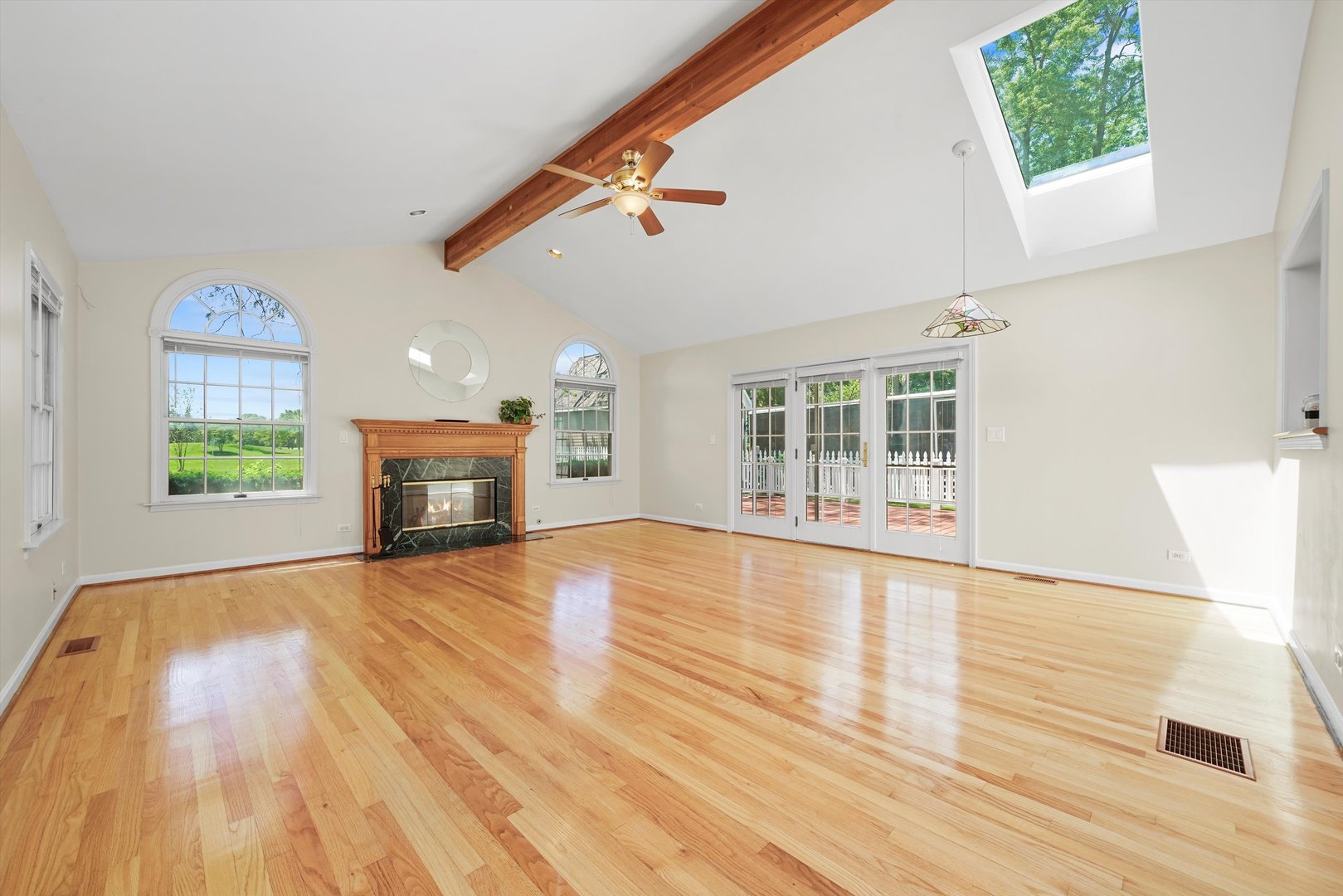 2525 Glenview Road Glenview, IL 60025 - Photo 18 of 50 a view of empty room with wooden floor and fan