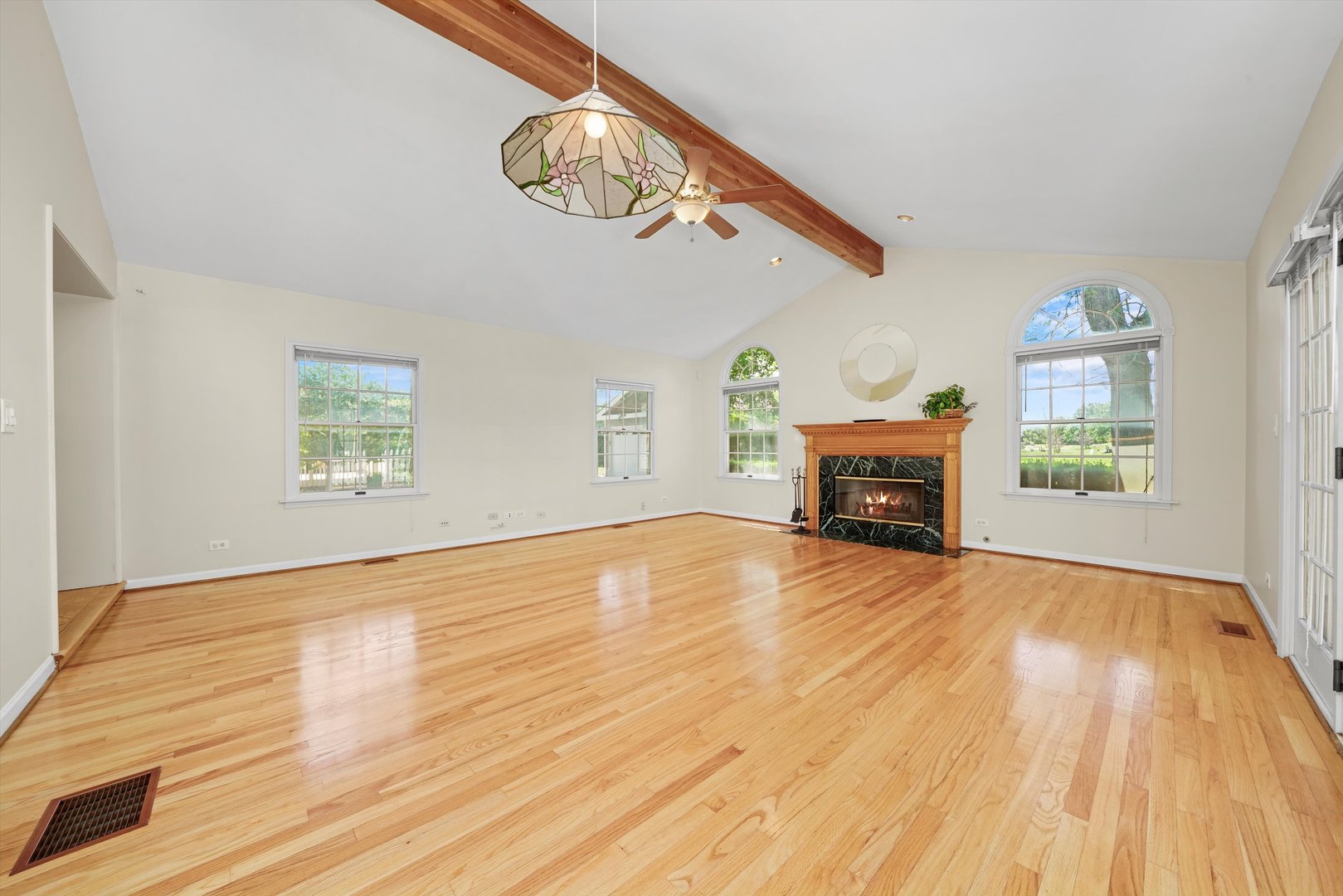 2525 Glenview Road Glenview, IL 60025 - Photo 19 of 50 a view of empty room with wooden floor and fan