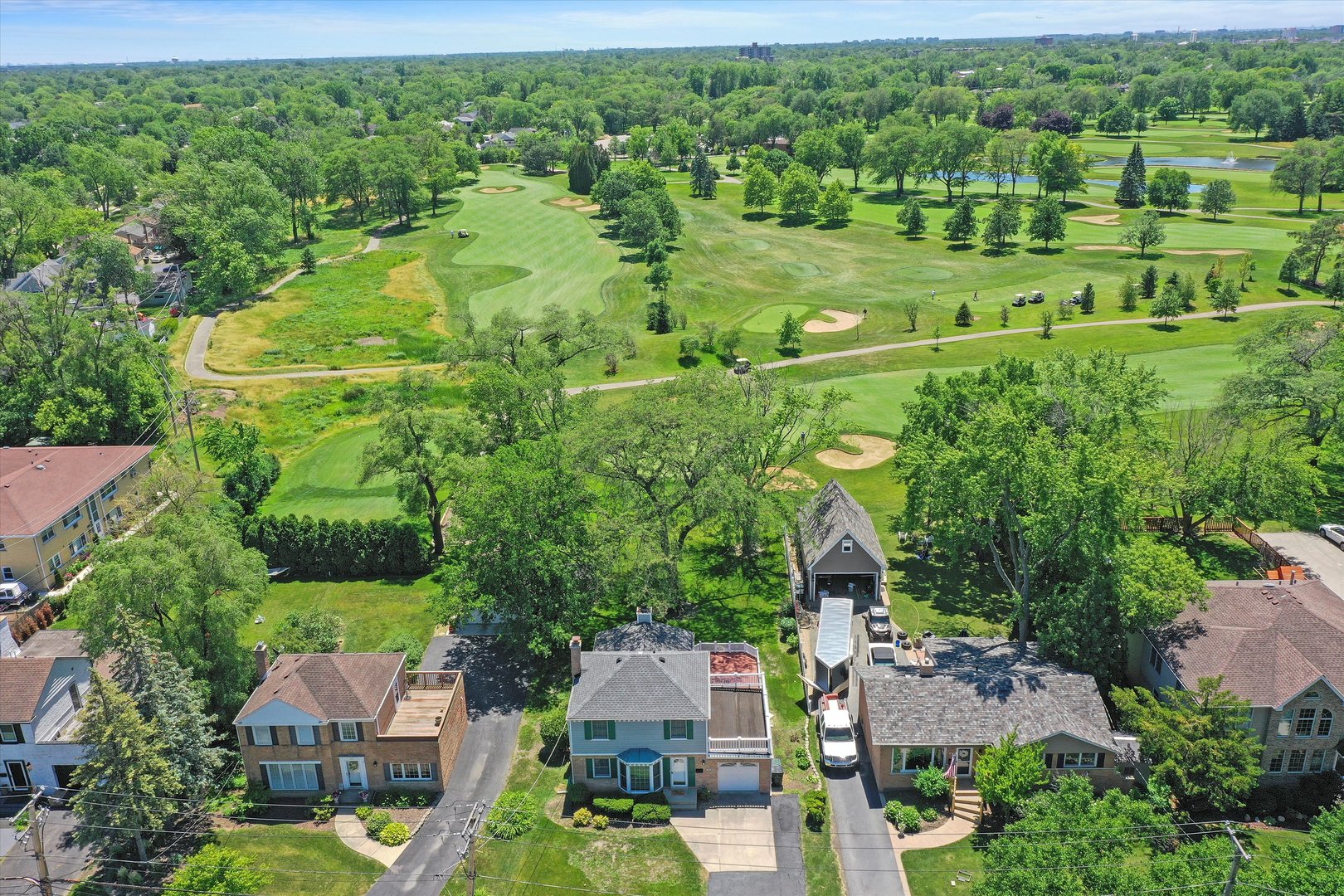 2525 Glenview Road Glenview, IL 60025 - Photo 2 of 50 an aerial view of a house with outdoor space and street view