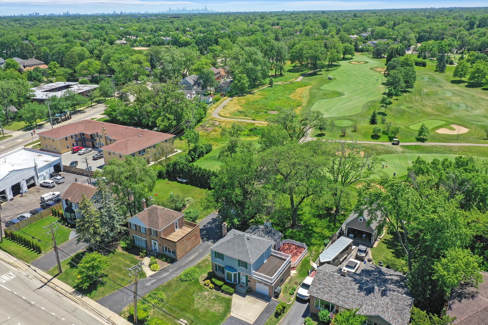 2525 Glenview Road Glenview, IL 60025 - Photo 3 of 50 an aerial view of residential house with outdoor space and street view