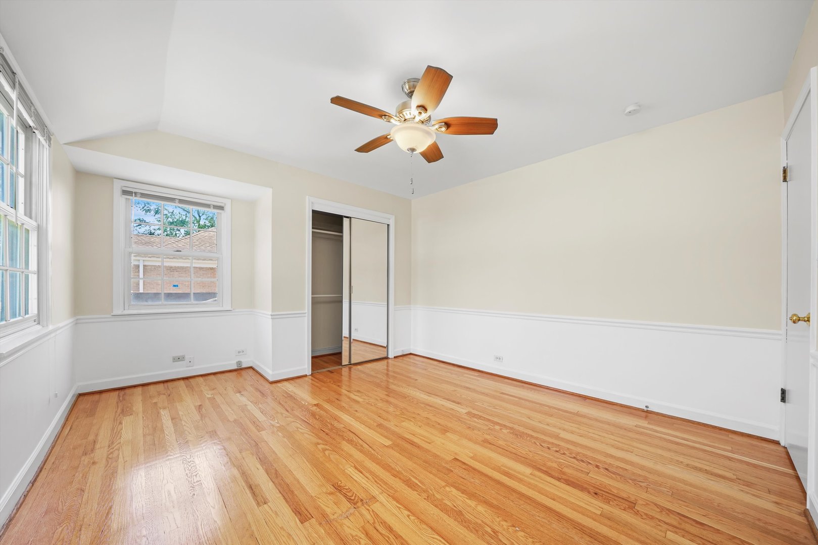 2525 Glenview Road Glenview, IL 60025 - Photo 33 of 50 wooden floor in an empty room with a window