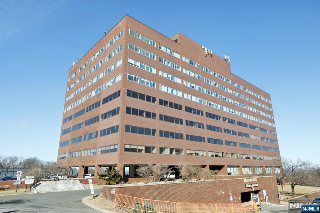 a front view of a building