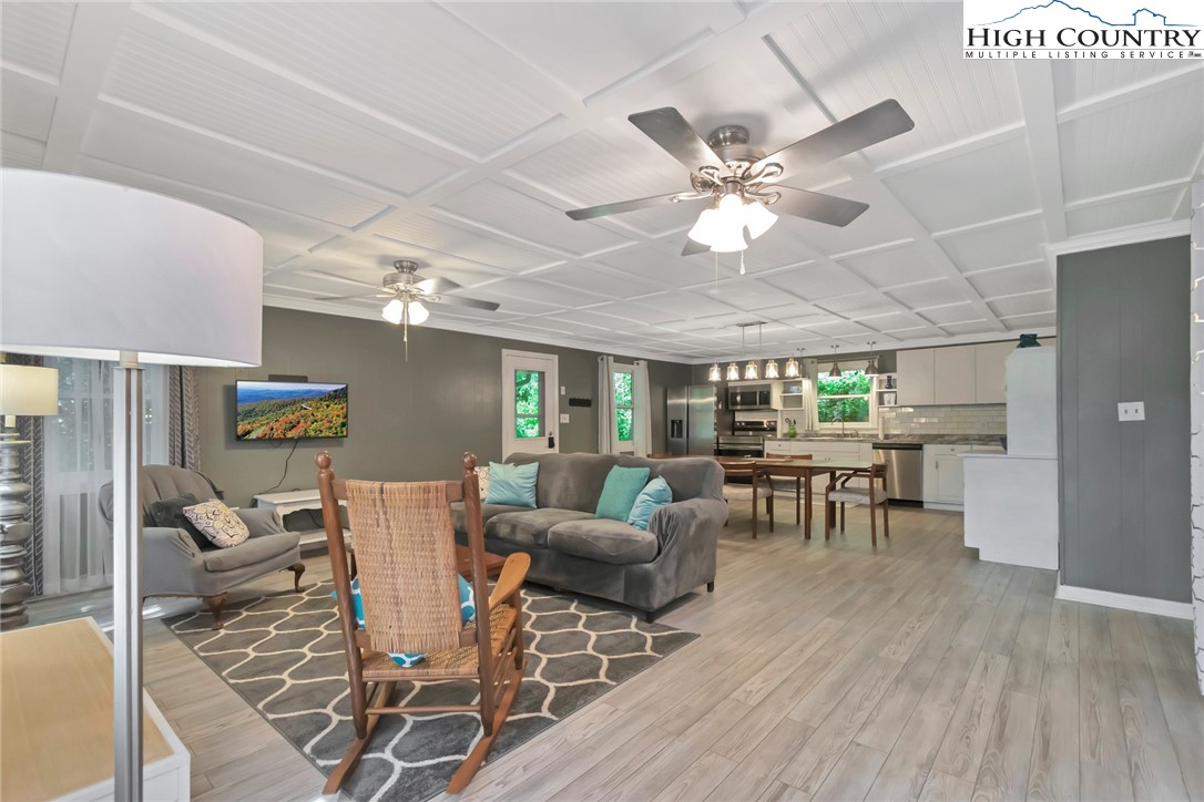 2209-2211 Sugar Mountain 2 Road Newland, NC 28657 - Photo 41 of 50 a view of a dining room with furniture window and outside view