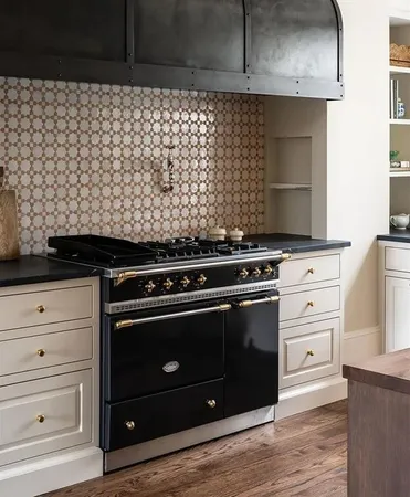 a view of a dining room with furniture and windows