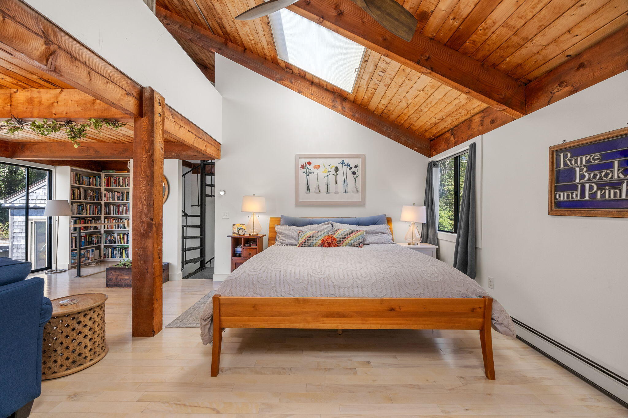 20 Lil's Way Wellfleet, MA 02631 - Photo 25 of 43 a bedroom with a bed and balcony view