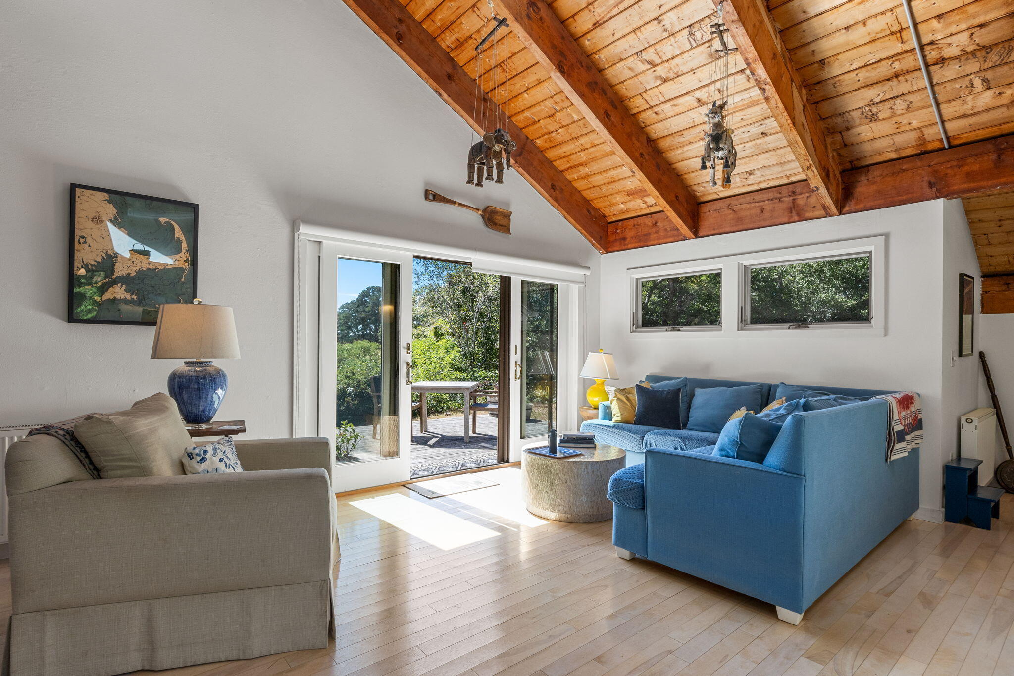 20 Lil's Way Wellfleet, MA 02631 - Photo 6 of 43 a living room with furniture and a large window