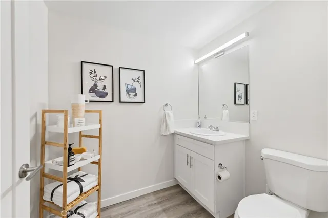 a view of a livingroom with furniture and a living room