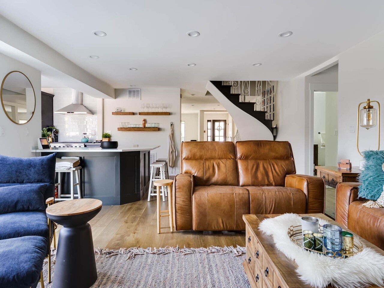 707 West Woodland Road Lake Bluff, IL 60044 - Photo 4 of 14 a living room with furniture and a fireplace