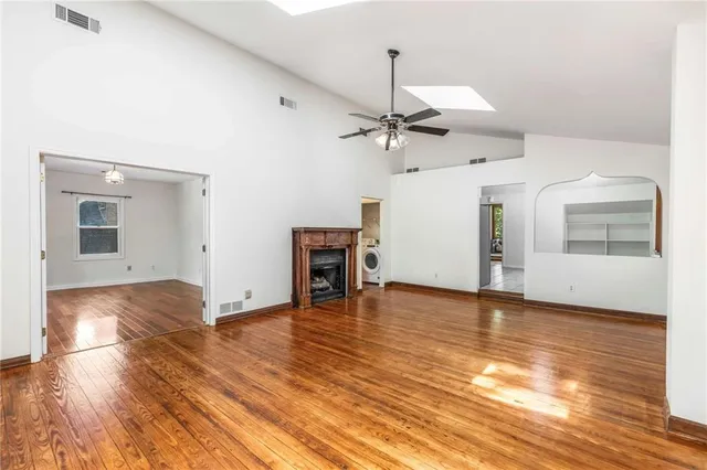 a view of an empty room