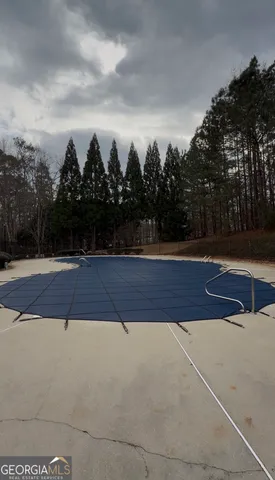 a view of swimming pool and outdoor space