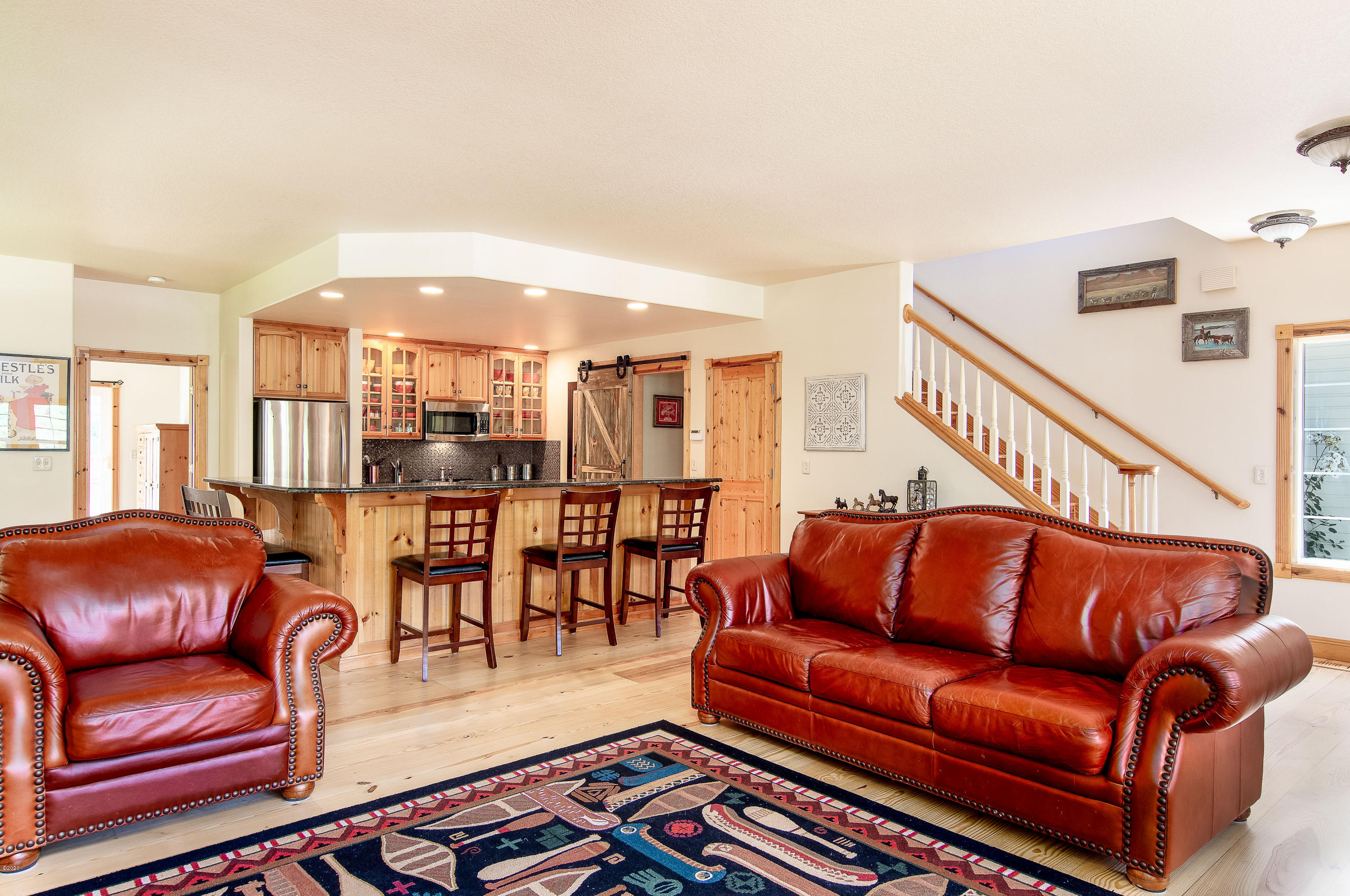 2536 Nashville Road Eddyville, OR 97343 - Photo 11 of 39 Great room looking toward kitchen