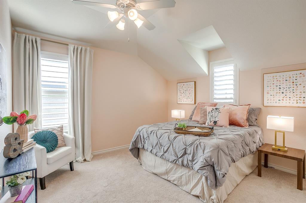 100 Grey Stone Street Aledo, TX 76008 - Photo 23 of 40 a bedroom with a bed and window