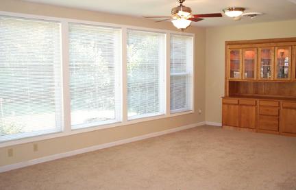 Living & dining with china cabinet